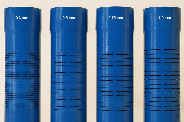 Schlitzweite beim Filterrohr: Wann 0,3 mm, wann 0,5 mm?