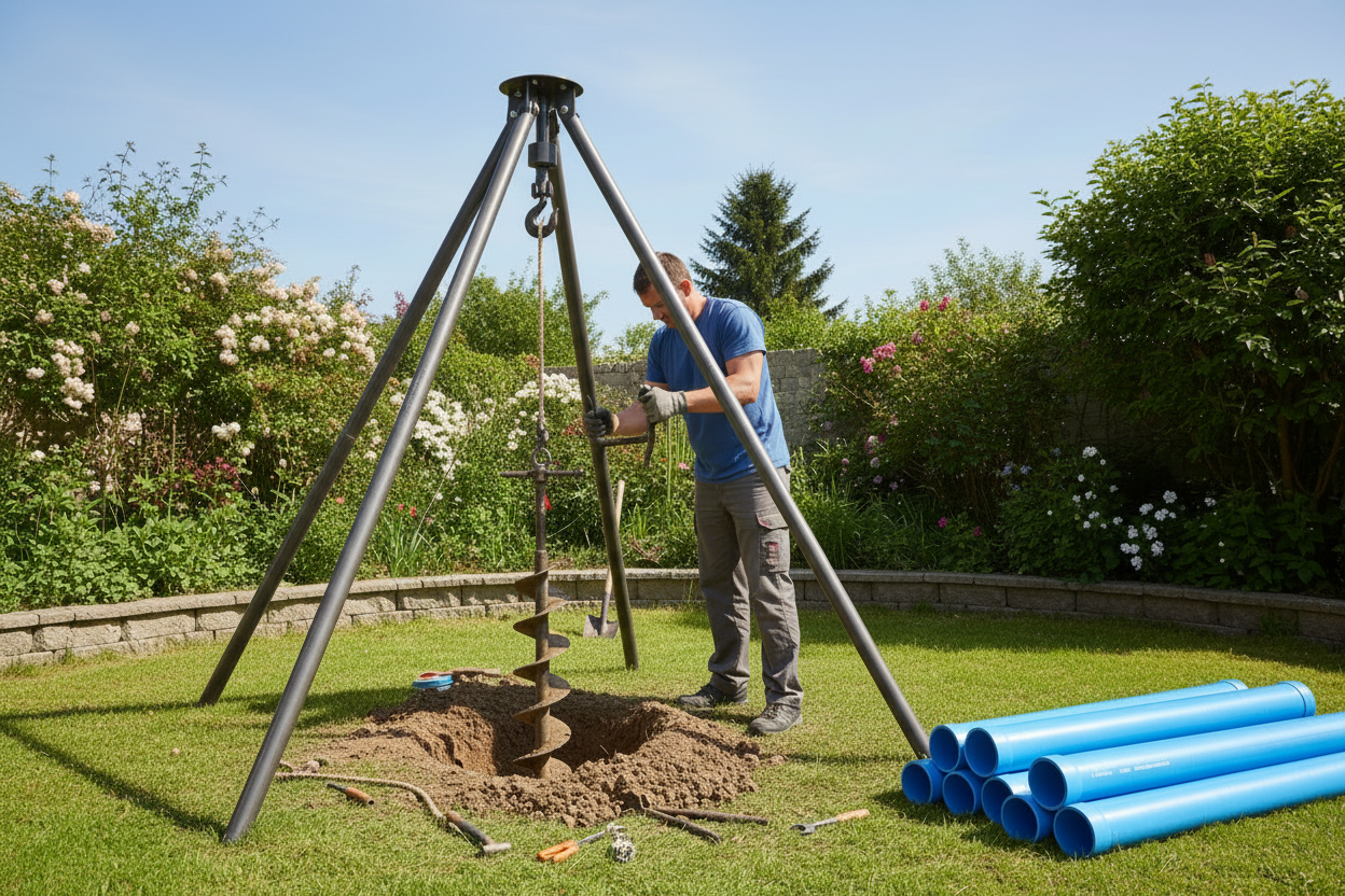 Zelf een bron boren: stap-voor-stap handleiding voor je tuinbron